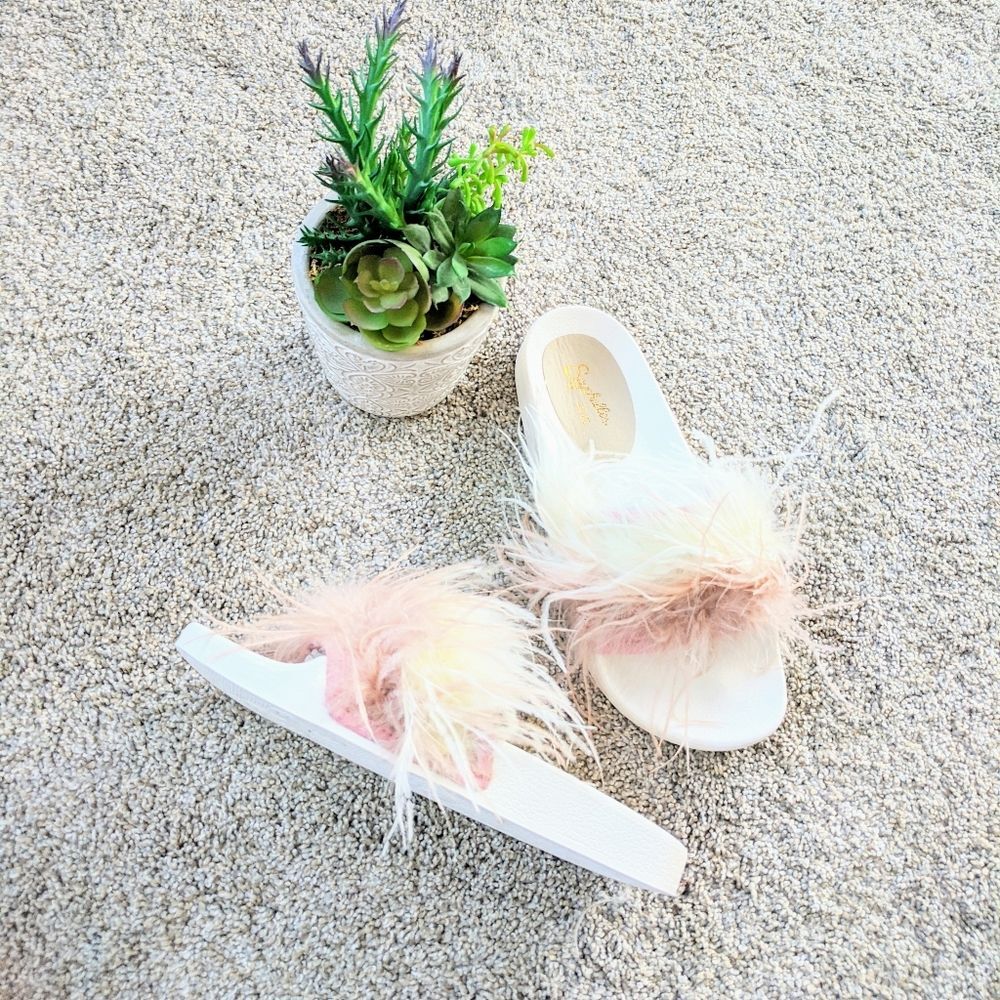 NWT Anthropologie Seychelles In Your Cap Pink Slide Sandals - Picture 4 of 11